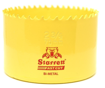 Fast Cut Holesaw Cutter 70mm – Oversize Bi-Metal Fast Cut Hole Saw for Metal, Plastic & Timber